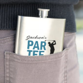 Personalisierte lustige Golf Par Tee Saft-Flasche Flachmann (Beispiel)