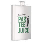 Personalisierte lustige Golf Par Tee Saftflasche Flachmann (Rechts)