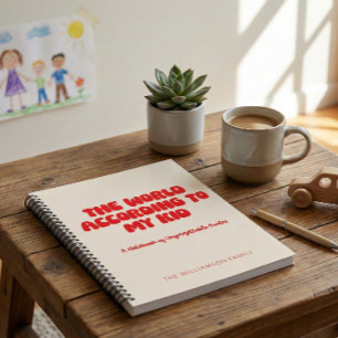 Personalisierte lustige Kinderzitate Eltern-Leben  Notizblock