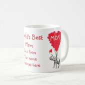 Personalisierte lustige Mütter Kaffeetasse (VorderseiteRechts)