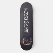 Personalisierte lustige niedliche I Liebe Mops Skateboard (Vorderseite)