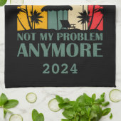 Personalisierte lustige Pensionierung offiziell in Geschirrtuch (Gefaltet)