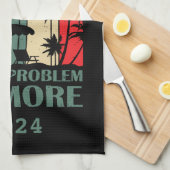 Personalisierte lustige Pensionierung offiziell in Geschirrtuch (Viertel Falte)