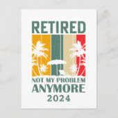 Personalisierte lustige Pensionierung offiziell in Postkarte (Vorderseite)