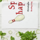 Personalisierte lustige Spalte geschieht Handtuch (Gefaltet)