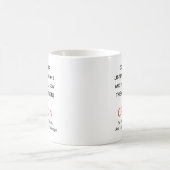 Personalisierte Lustige Sprüche Sarcasm Moderner S Kaffeetasse (Mittel)