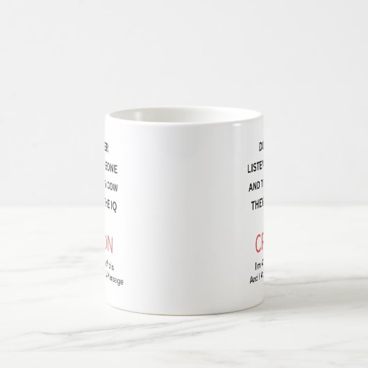 Personalisierte Lustige Sprüche Sarcasm Moderner S Kaffeetasse (Mittel)