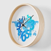 Personalisierte lustige Wanduhr (Winkel)