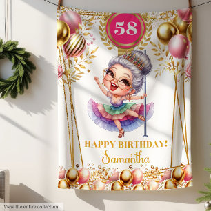 Personalisierte lustige Zitatdecke für Oma Fleecedecke