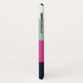 Personalisierte Luxe Streifen Case-Mate iPhone Hülle (Hinten/Links)