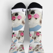 Personalisierte Luxus-Hundsmuster-Socken Socken (Oben)