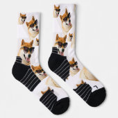 Personalisierte Luxus-Hundsmuster-Socken Socken (Rechts)