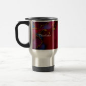 Personalisierte Luxus-Marmor-Optik mit individuell Reisebecher (Links)