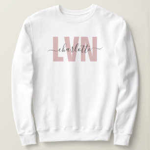 Personalisierte LVN-Lizenz für die Krankenschweste Sweatshirt