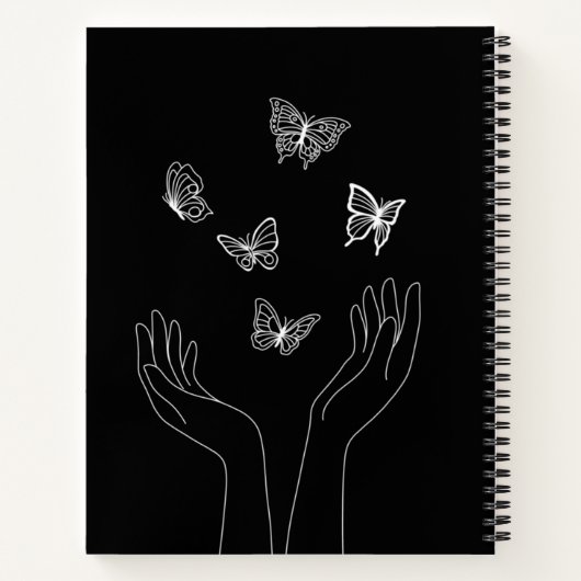 Personalisierte Lyrikzeitschrift Notizblock (Rückseite)