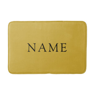 Personalisierte M Gold-Badematte mit individuellem Badematte