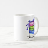 Personalisierte Macaron Farbige Tasse (VorderseiteRechts)