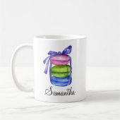 Personalisierte Macaron Farbige Tasse (Links)