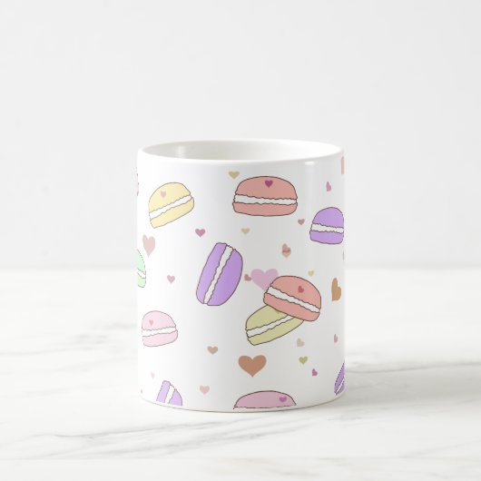 Personalisierte Macaron-Tasse Kaffeetasse (Mittel)