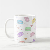 Personalisierte Macaron-Tasse Kaffeetasse (Links)