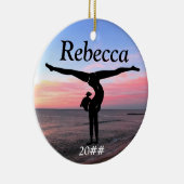 PERSONALISIERTE MÄDCHEN KERAMIKORNAMENT (Rechts)