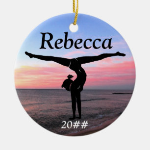 PERSONALISIERTE MÄDCHEN KERAMIKORNAMENT