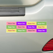 Personalisierte Mädchen-Namen-Aufkleber; Autoaufkleber (On Car)
