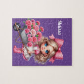 Personalisierte Mädchenname Puzzle (Horizontal)