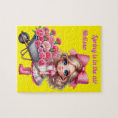 Personalisierte Mädchenname Puzzle (Horizontal)