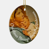 Personalisierte Madonna und Kinderzucht Keramik Ornament (Rechts)