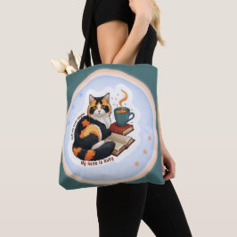 Personalisierte Magische Blaugrüne Dreifarbenkatze Tasche