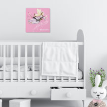 Personalisierte Magische Engel-Fairy-Uhr für Mädch