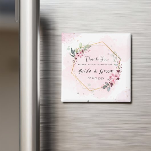 Personalisierte Magnet-Gastgeschenke Hochzeiten fü Magnet