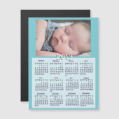 Personalisierte Magnet-Kalender 2019 Baby Foto Magnetkarte (Vorne/Hinten)