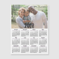 Personalisierte Magnetfotokarte 2018