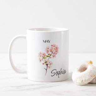 Personalisierte Maiblume Kaffeetasse