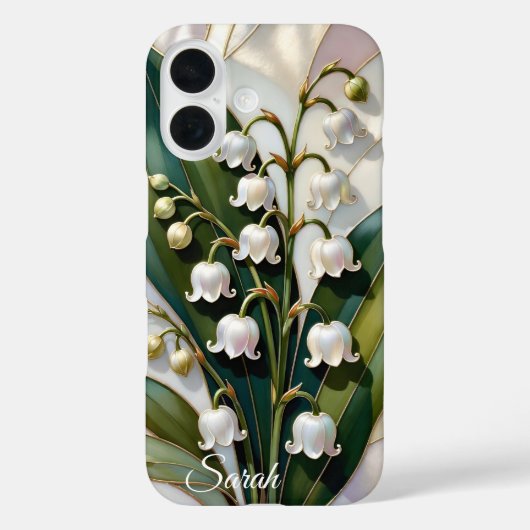 Personalisierte Maiglöckchen-Handyhülle Case-Mate iPhone Hülle (Rückseite)