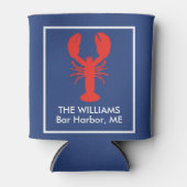 Personalisierte Mainstream-Hummer-Preppy Dosenkühler (Vorderseite)