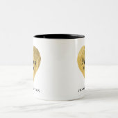 Personalisierte Make-upkünstler-Kaffee-Tasse Zweifarbige Tasse (Mittel)
