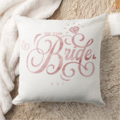 Personalisierte Mama der Braut auf das Jahr T- Kissen (Decke)