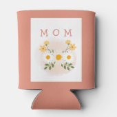 Personalisierte Mama Dosenmütter Tag Dosenkühler (Rückseite)