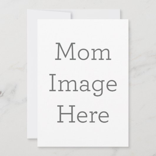 Personalisierte Mama Einladung (Vorderseite)
