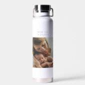 Personalisierte Mama Etabliert Trinkflasche (Rückseite)