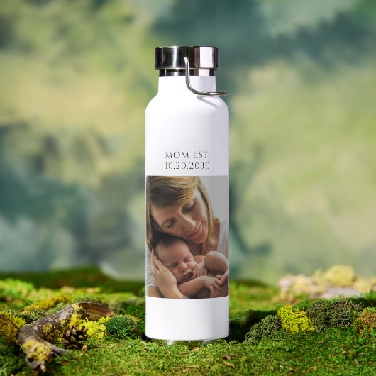 Personalisierte Mama Etabliert Trinkflasche (Außenbereich (gedreht))