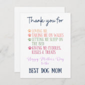 personalisierte Mama Feiertagskarte (Vorne/Hinten)