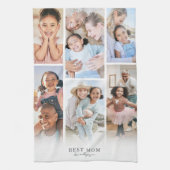 Personalisierte Mama Foto Mutter Geschirrtuch (Vertikal)