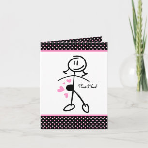 Personalisierte Mama für Baby-Bump Dankeskarte