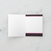 Personalisierte Mama für Baby-Bump-Stich Dankeskarte (Innenseite)