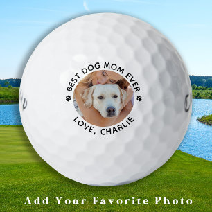 Personalisierte Mama für den besten Hund je benutz Golfball