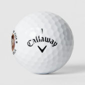 Personalisierte Mama für den besten Hund je benutz Golfball (Logo)